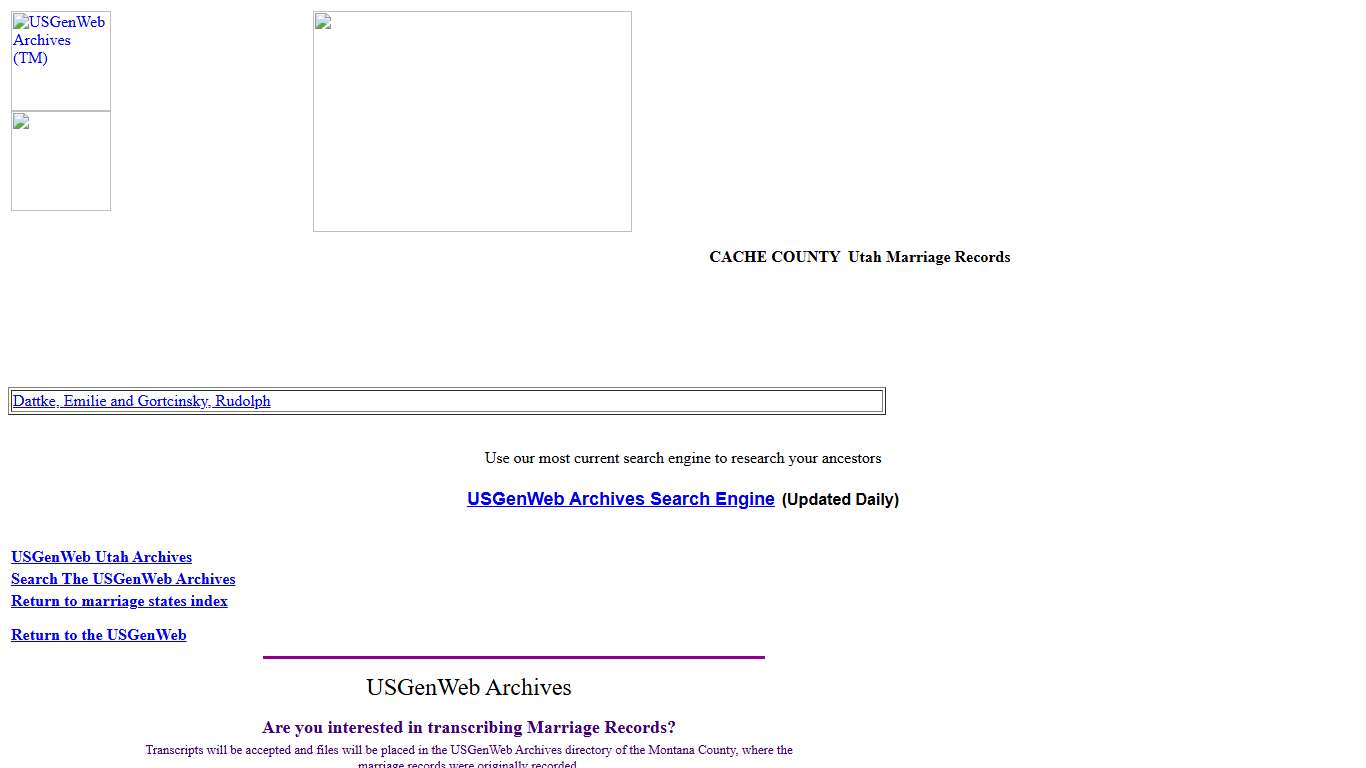 Cache County Utah Marriages